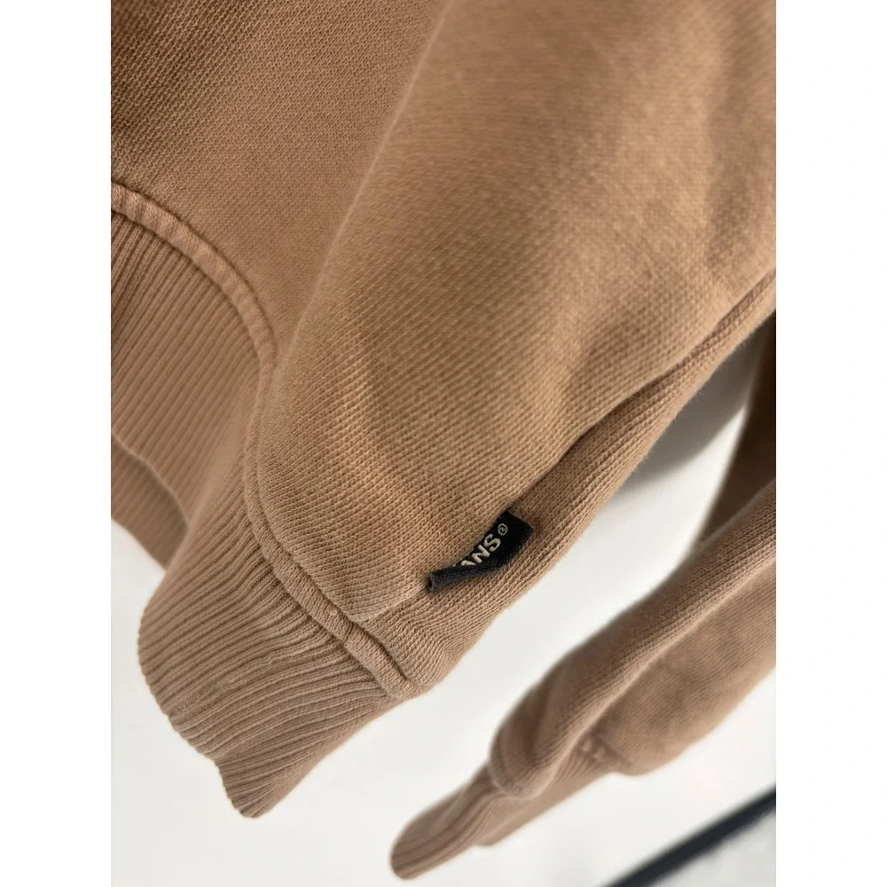 Vans Sweatshirt Mens Small Tan Brown Snake Skull Graphic Crewneck Pullover S - Picture 3 of 9